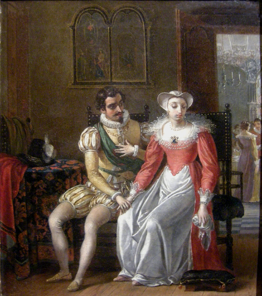 Unknown Artist, Belgium - Declaration Of Love, mid 19thc